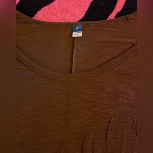 Old Navy Women’s Luxe Brown Short Sleeve Tee 2XL